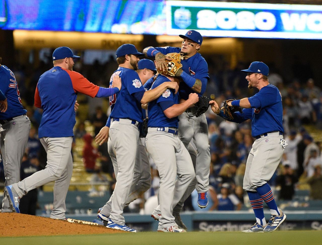 Nohitter No. 7 Cubs blank Dodgers, tie MLB�s season record