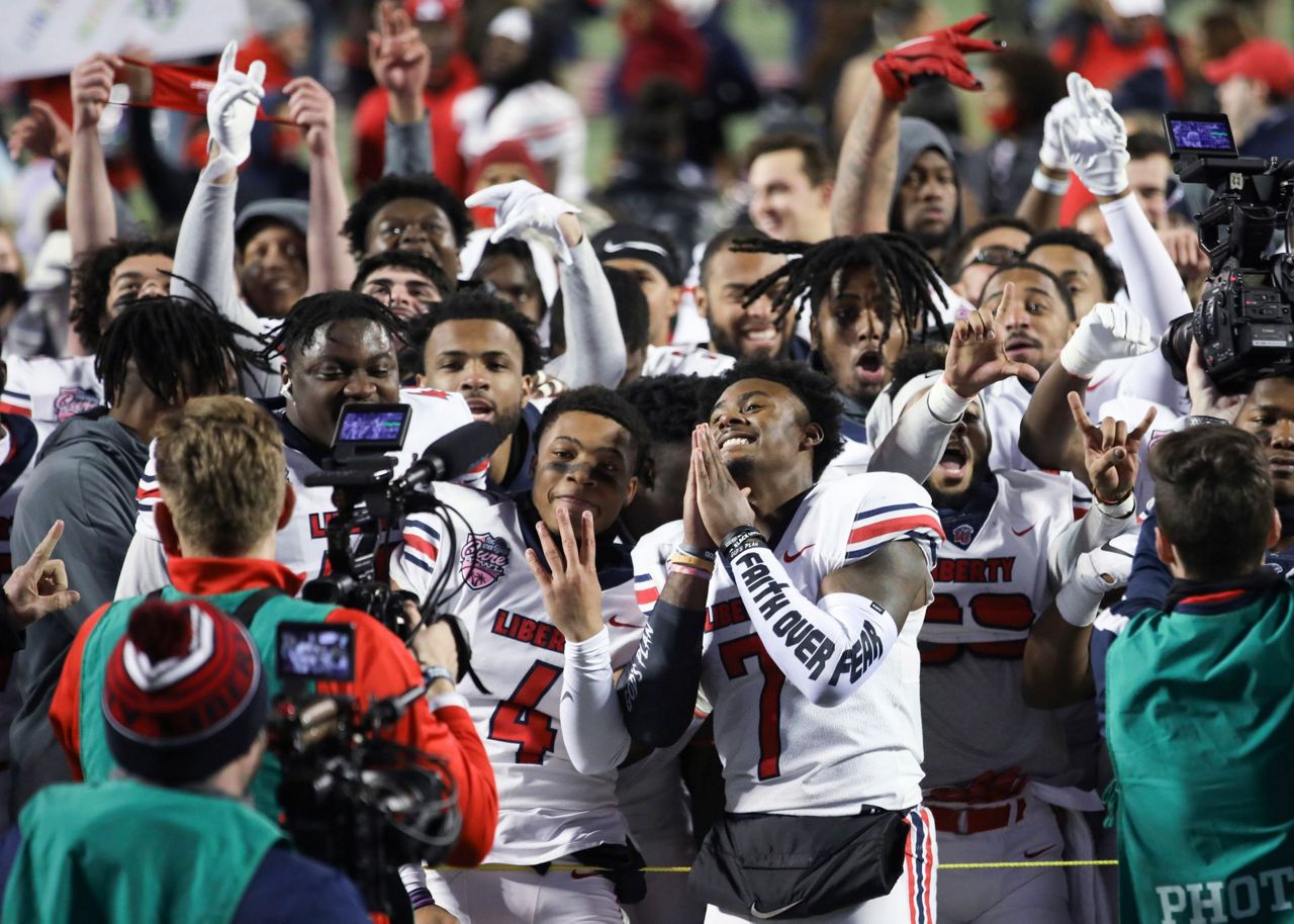 No. 23 Liberty outlasts No. 9 Coastal Carolina in Cure Bowl