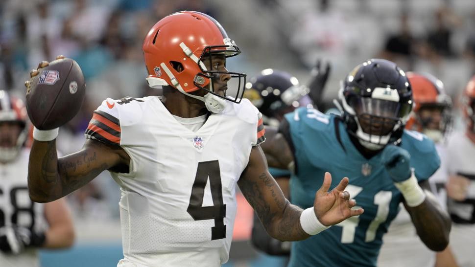 Jacoby Brissett Is Browns' Focus If Deshaun Watson Is