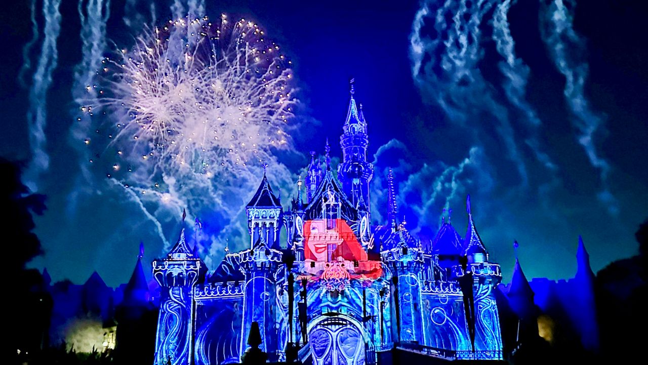 "Wondrous" fireworks show at Disneyland in Anaheim. (Spectrum News/Joseph Pimentel)