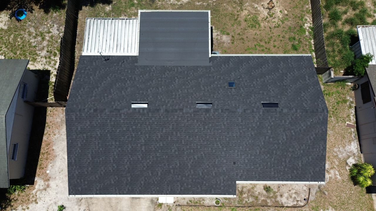 Habitat for Humanity replaced the roof of Orange County resident Merlenda Senatus for free through their home inspections and roof repair program. (Courtesy of Habitat for Humanity) 