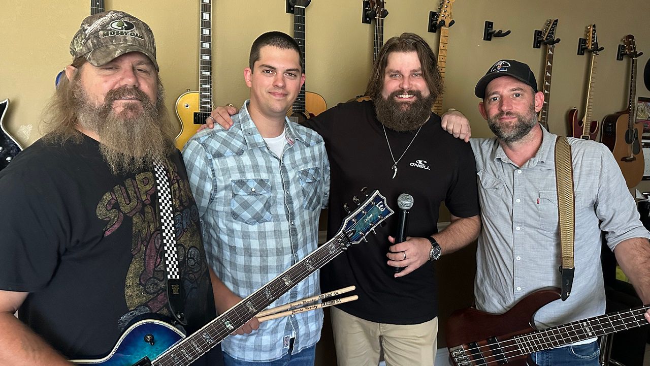 90s tribute band Downsyde Up is inspired to raise money for charities. (Spectrum News/Rick Elmhorst)