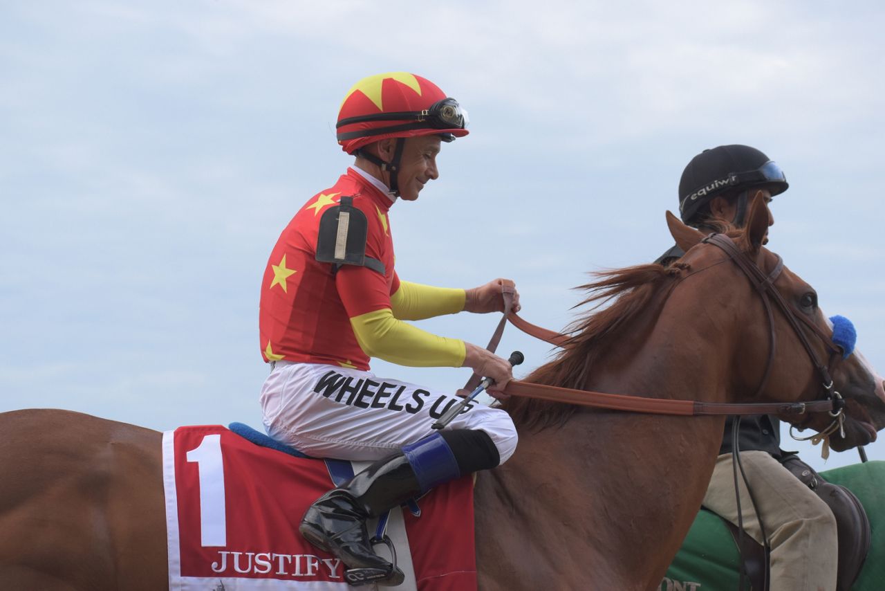 Belmont Stakes Justify Triple Crown Mike Smith