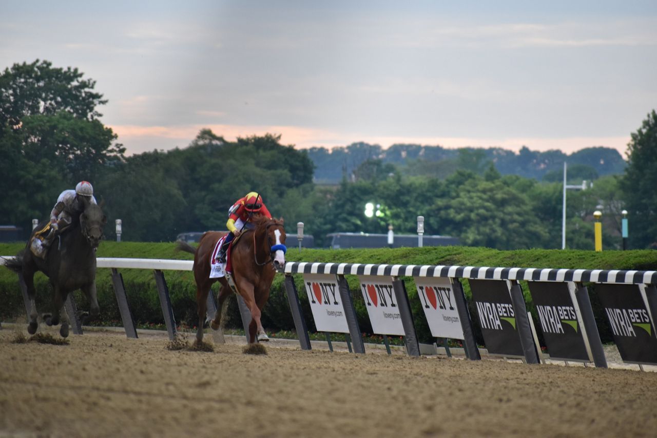 Belmont Stakes Justify Triple Crown Mike Smith