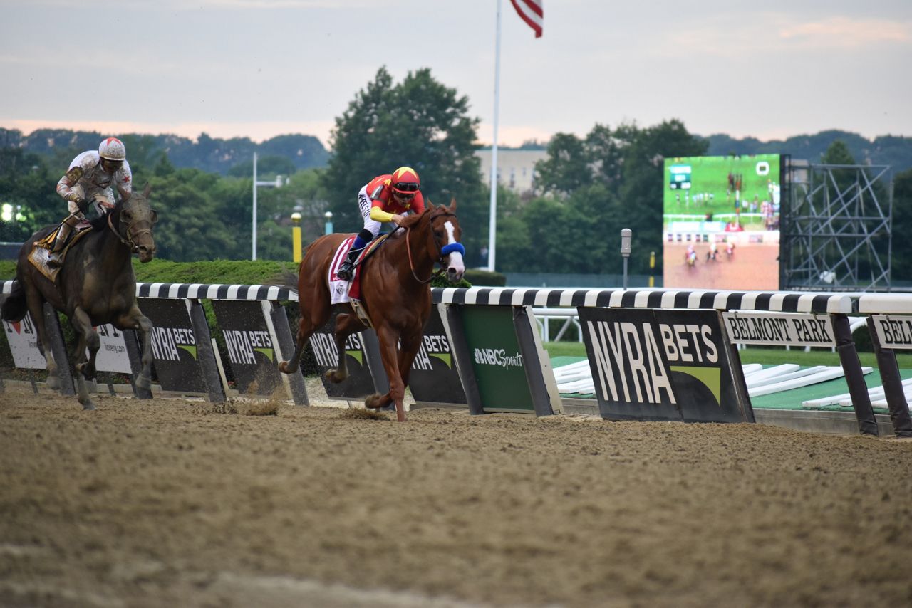 Belmont Stakes Justify Triple Crown Mike Smith