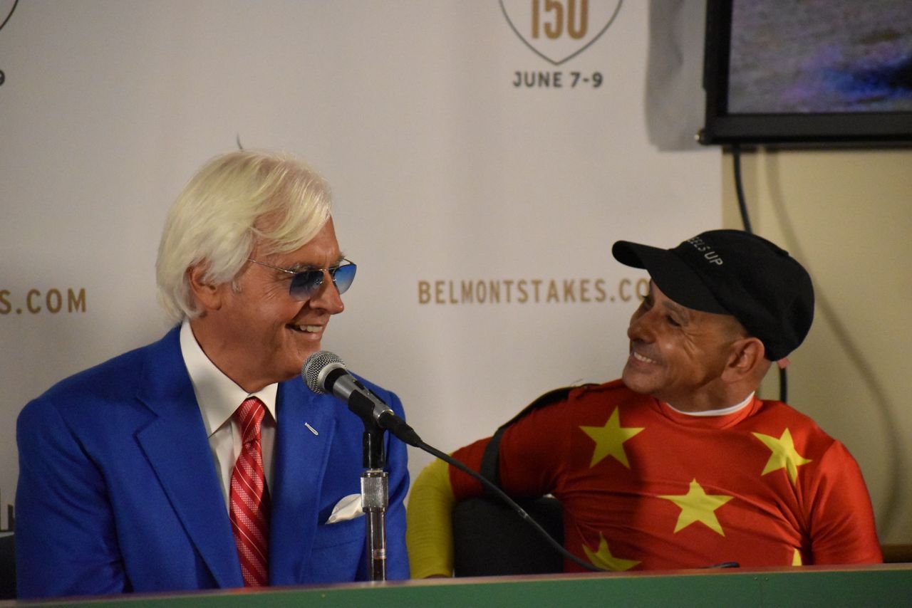 Belmont Stakes Justify Triple Crown Mike Smith