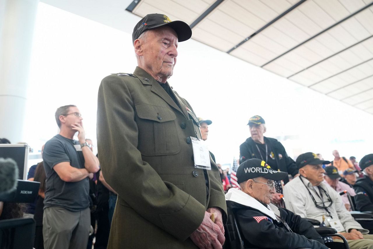 World War II veterans take off for France for 80th anniversary of D-Day