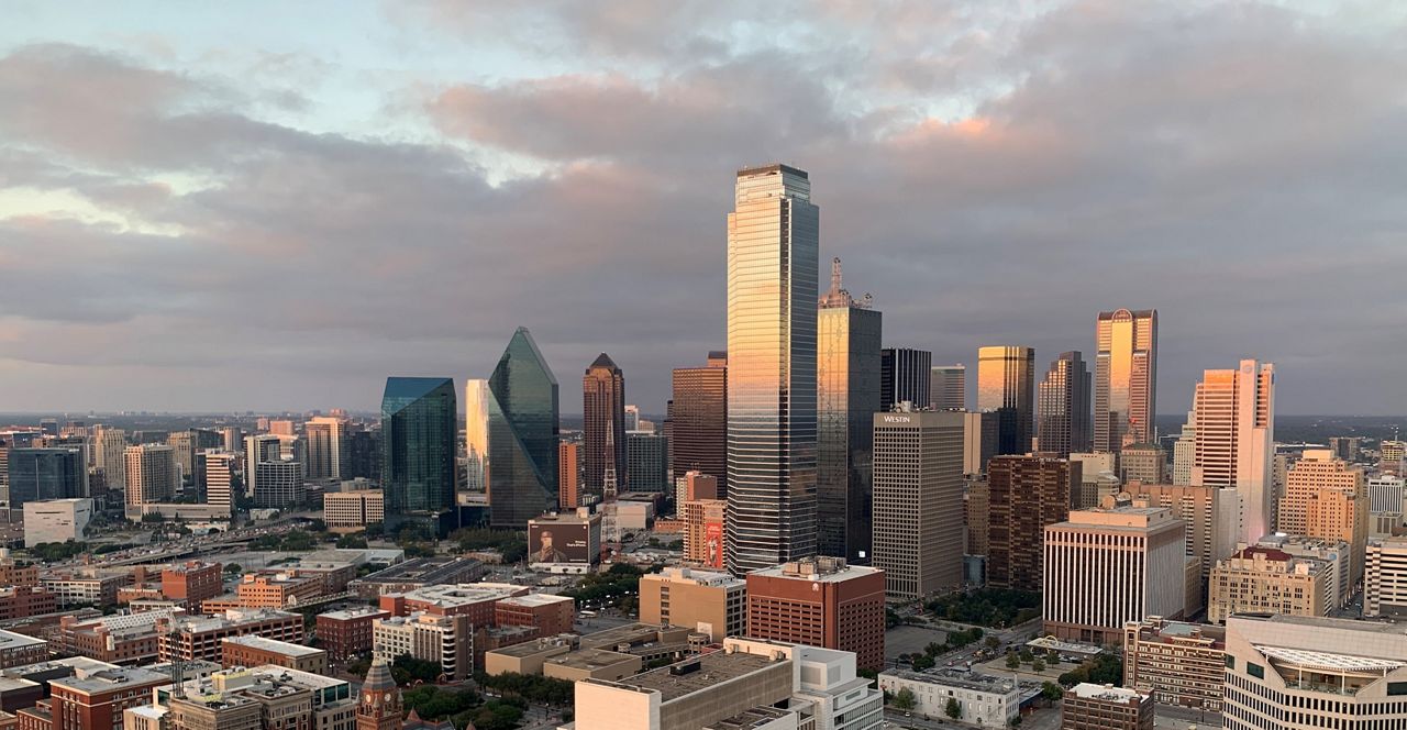 Dallas skyline (Spectrum News 1)