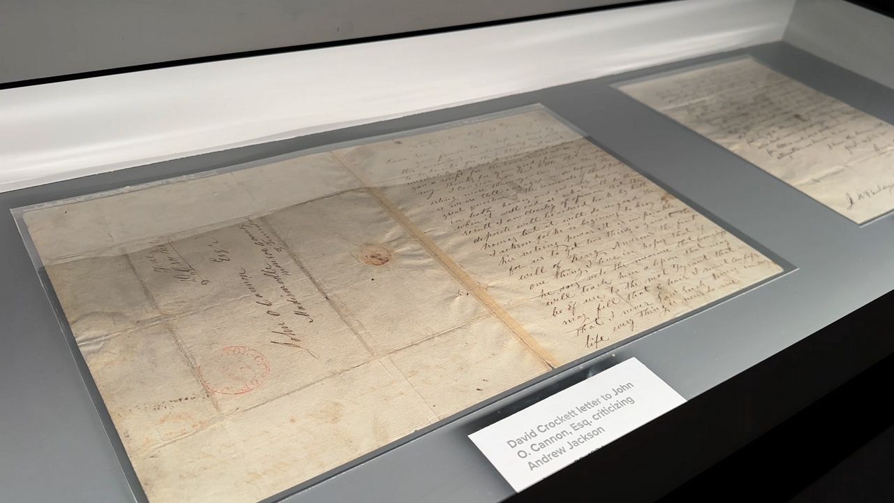 Davy Crockett letter complaining about Andrew Jackson.