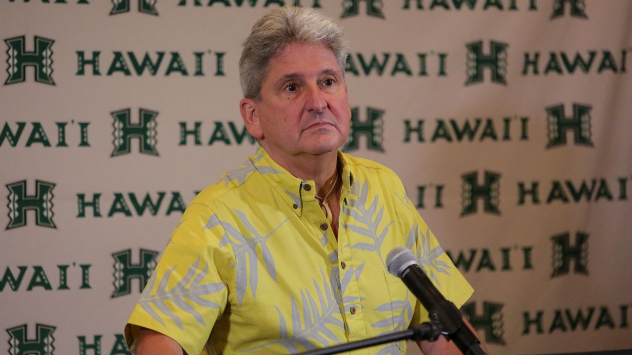 David Lassner at a press conference in May. (Spectrum News/Brian McInnis)