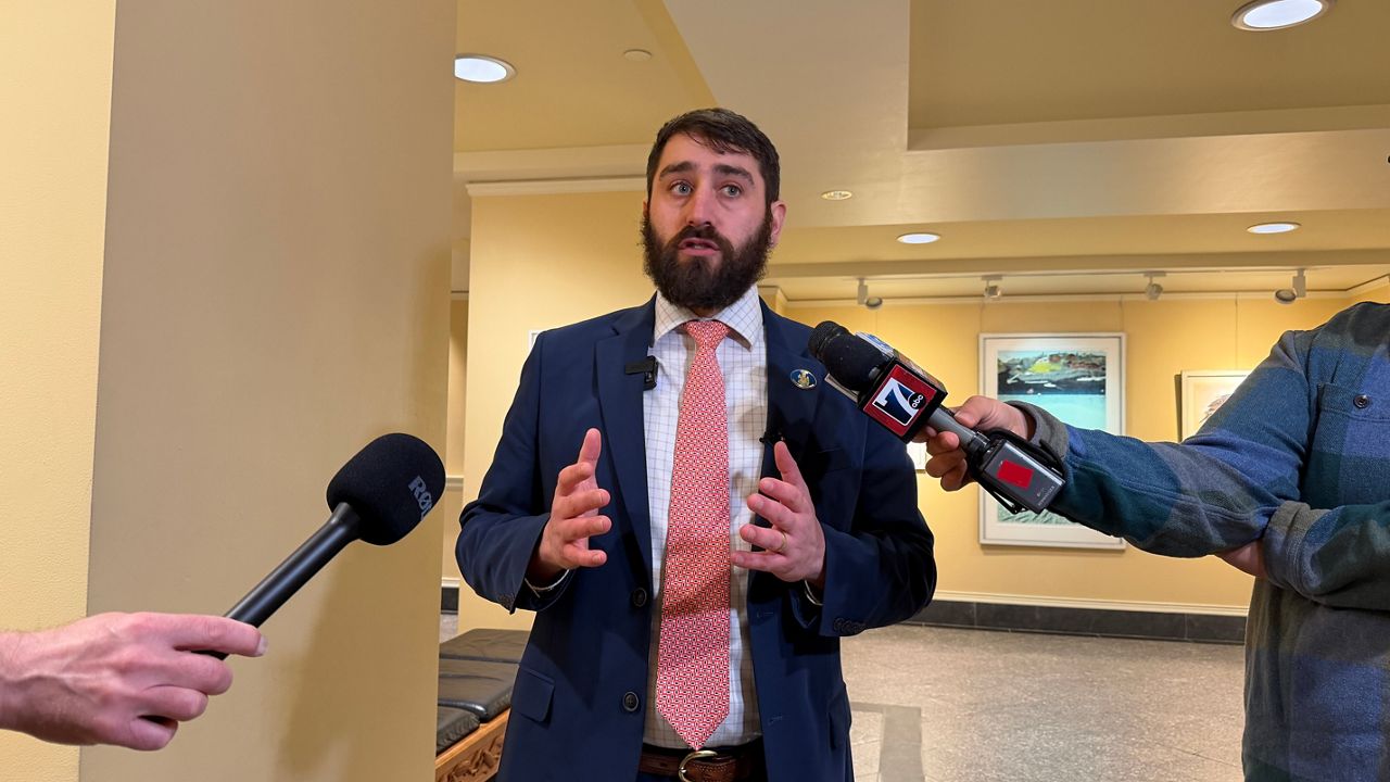 Rep. David Boyer (R-Poland) opposes the medical cannabis testing bill. (Spectrum News/Susan Cover)