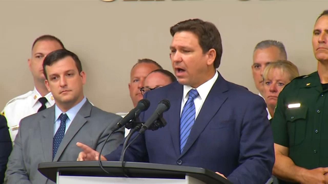Florida Gov. Ron DeSantis suspended four Broward County School Board members Friday following recommendations of the Twentieth Statewide Grand Jury after a final report found more mishaps related to the Marjory Stoneman Douglas mass shooting on Feb. 14, 2018. (File photo)