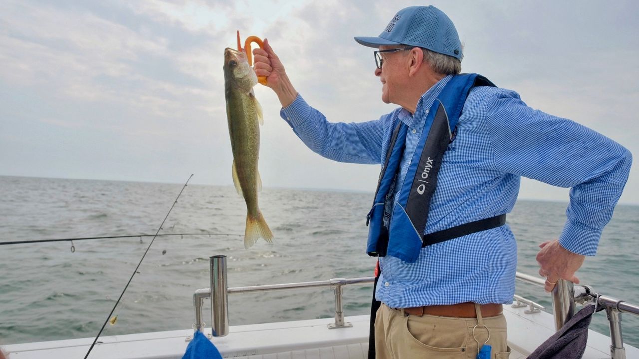 Governor Mike DeWine called Lake Erie one of the great jewels in the state of Ohio during the 45th annual Governor's Fish Ohio Day.