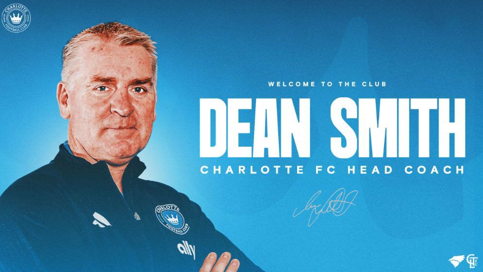 Dean Smith is named the new Charlotte FC head coach. (Charlotte FC website)