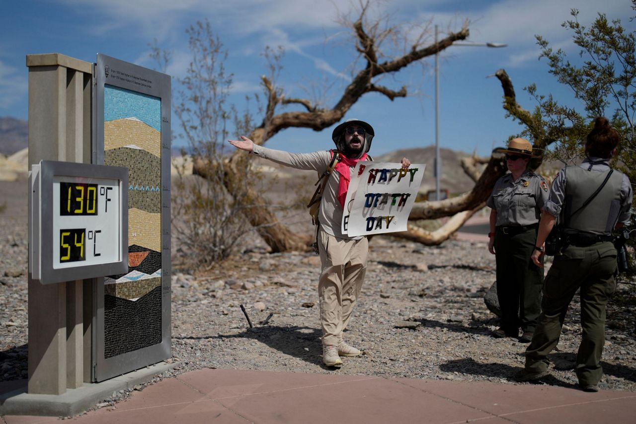 California's Death Valley sizzles as brutal heat wave continues