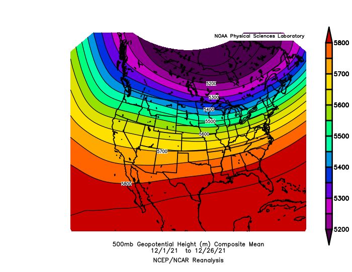 Historically, we are in the coldest weeks of the year