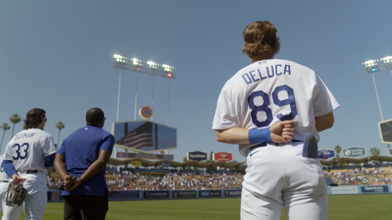 Jonny DeLuca is the latest Dodgers rookie to get the call to the