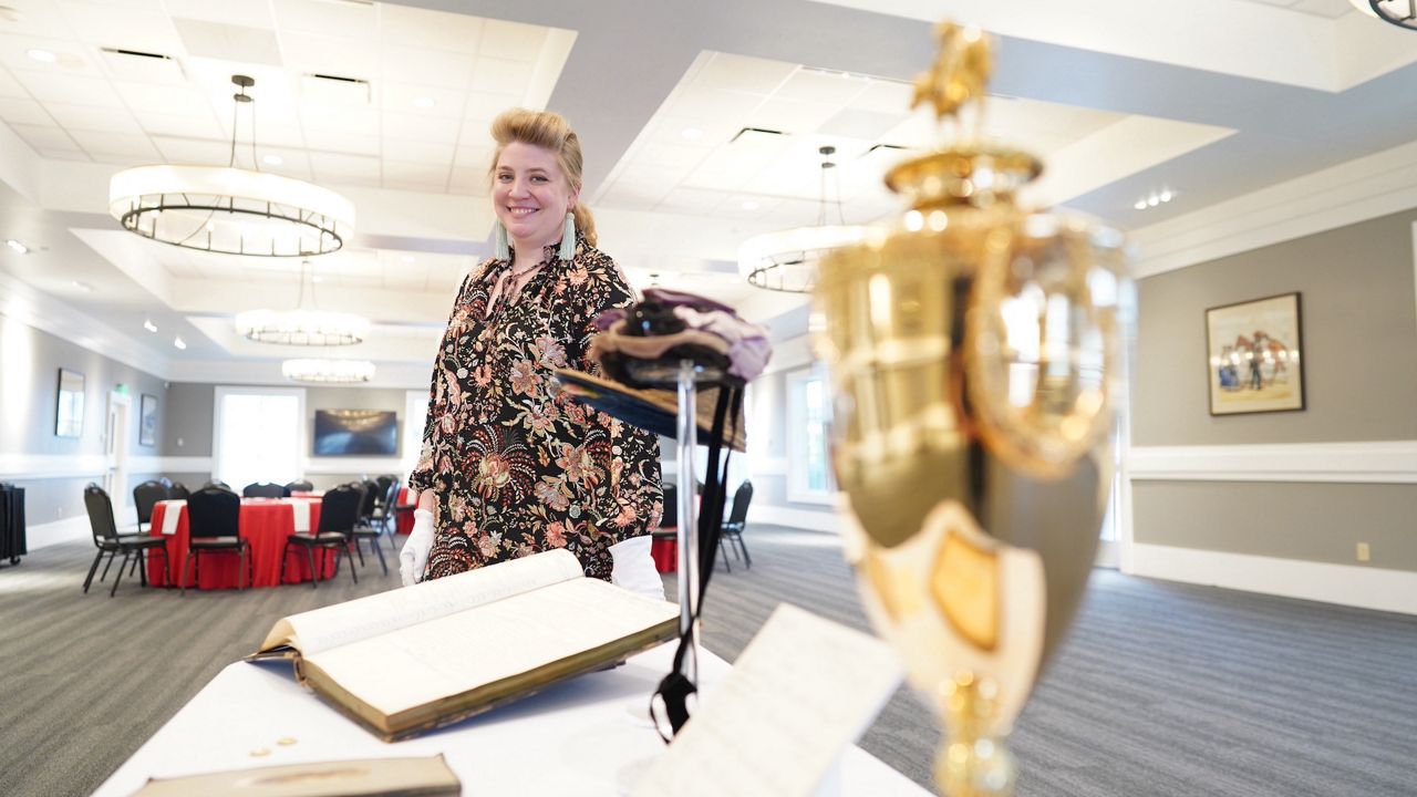 Kentucky Derby Museum has artifacts dating back to 1875