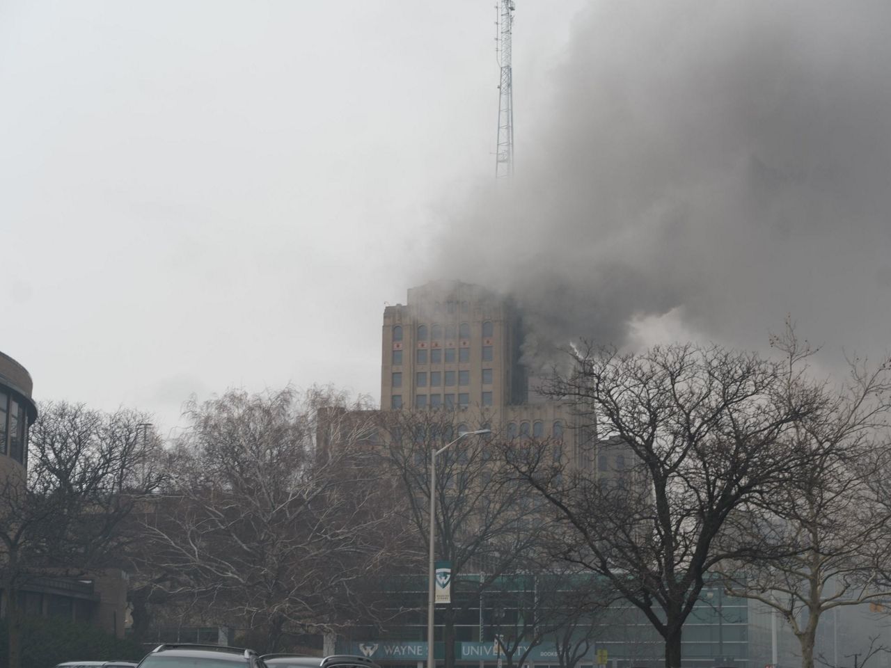 Brief fire causes evacuation but no injuries at historic Detroit ...