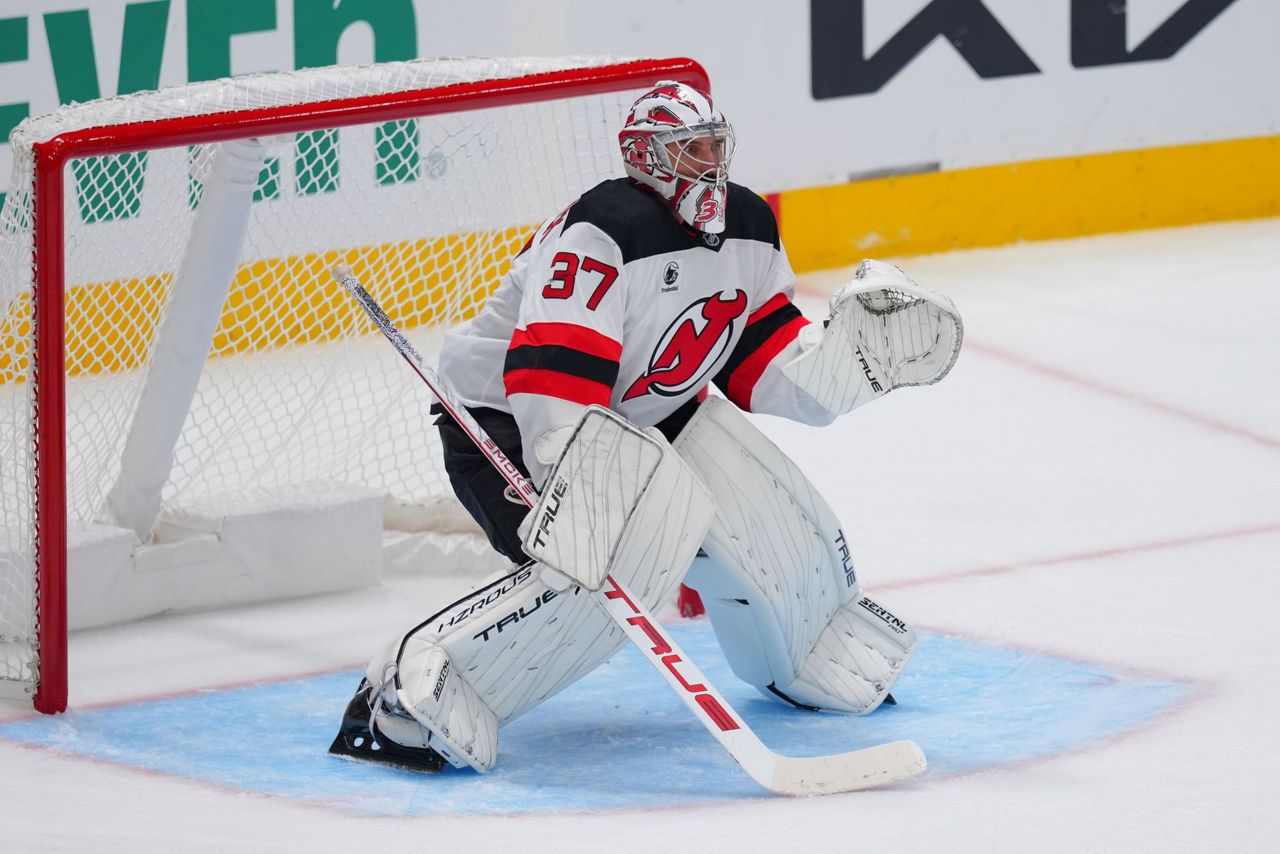 Connor Hellebuyck set for his New Jersey Devils debut as starter in net ...