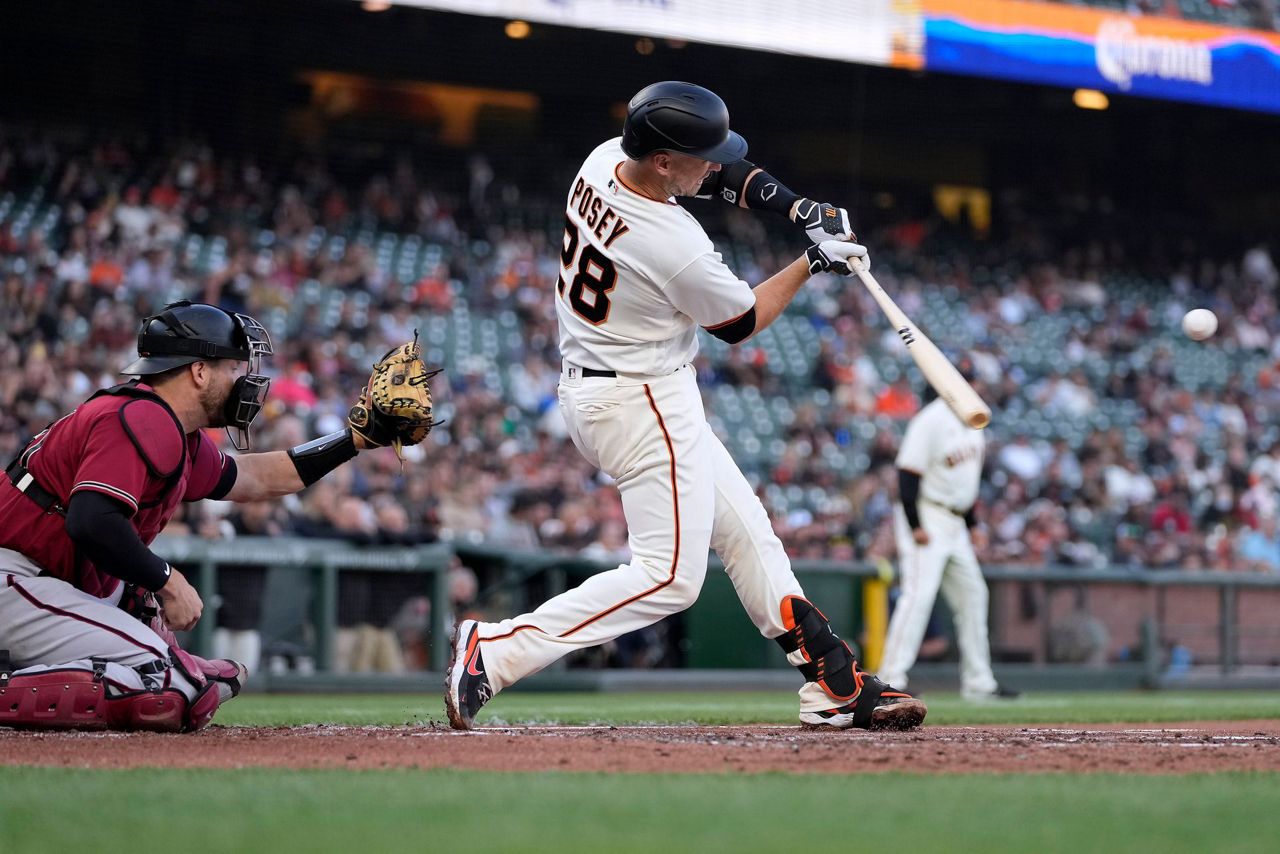 Buster Posey's two-run home run, 10/08/2021