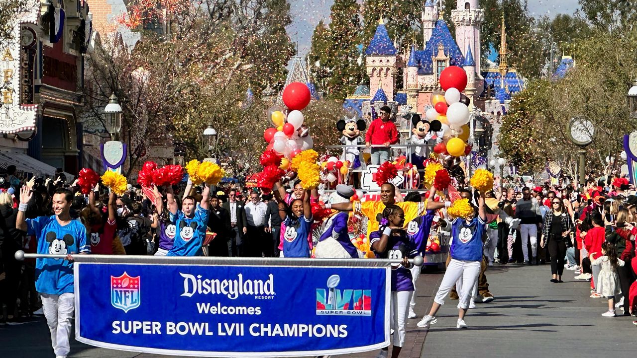 Disneyland to host Super Bowl parade Monday