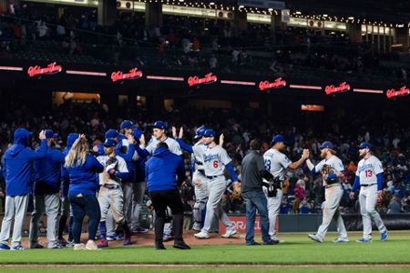 Julio Urías, Trea Turner help Dodgers tie Giants for 1st in NL West