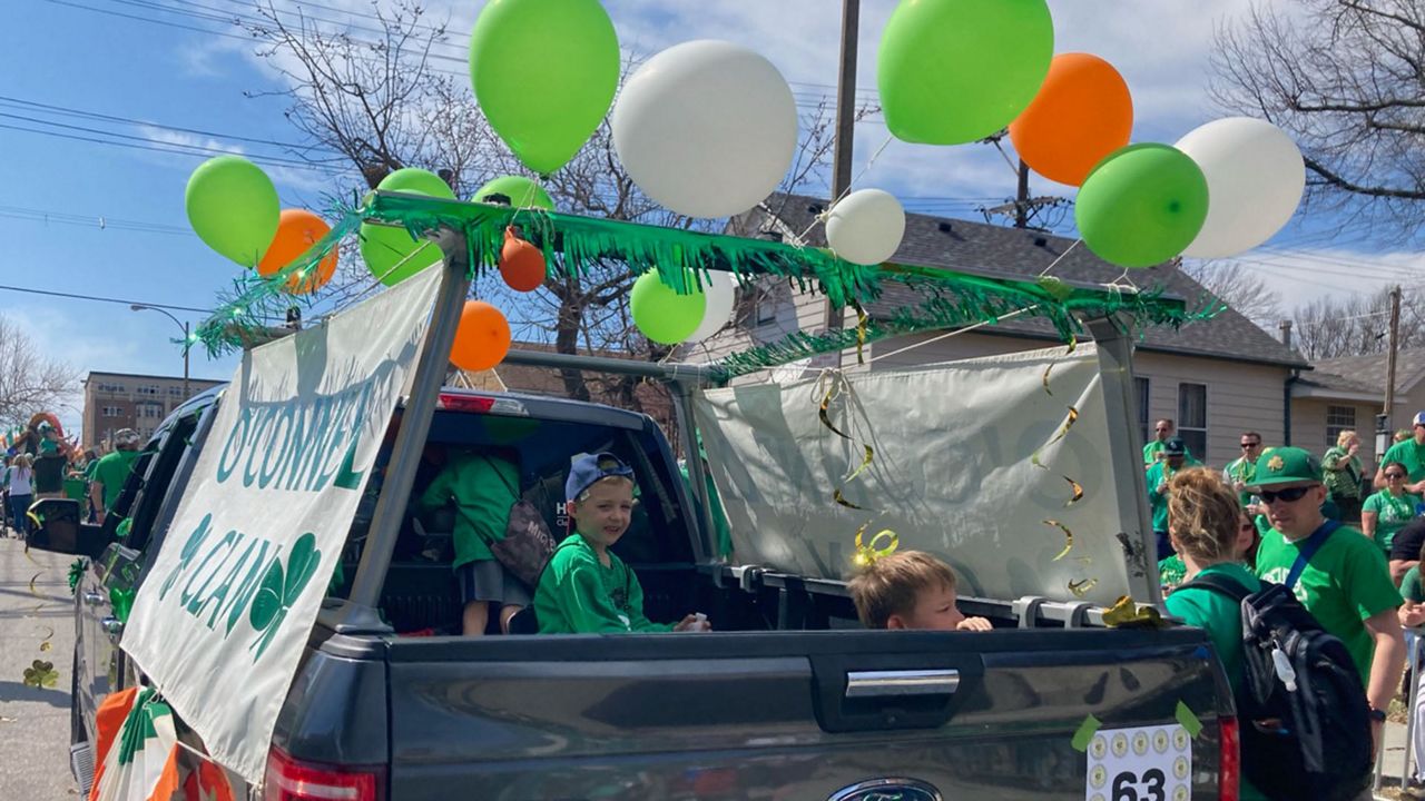 Children participate in the Dogtown's annual parade last year. This year's parade is set for Friday, March 17, and will feature more than 90 floats, Irish dancing, music, and salutes to Irish history and culture. 