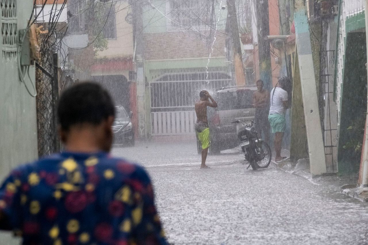 Tropical Storm Franklin nears Haiti and the Dominican Republic bringing