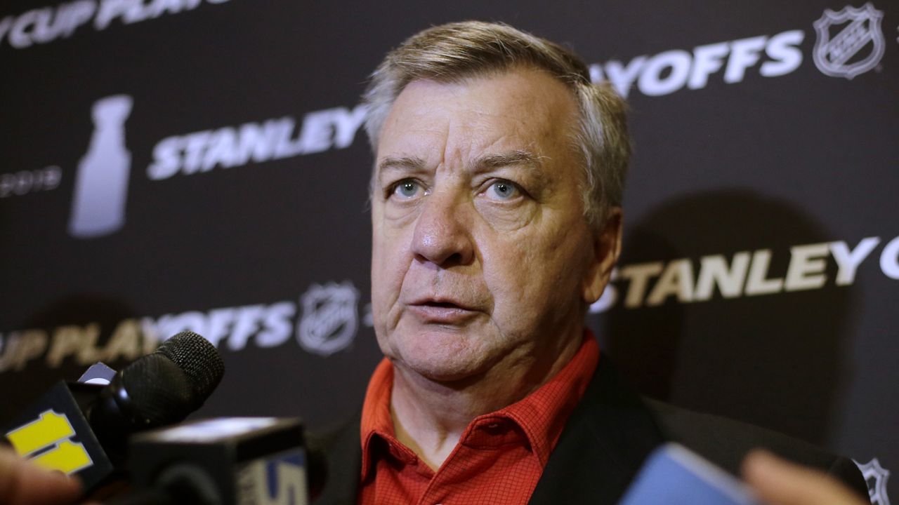 Carolina Hurricanes general manager Don Waddell in 2019. (AP Photo/Steven Senne)