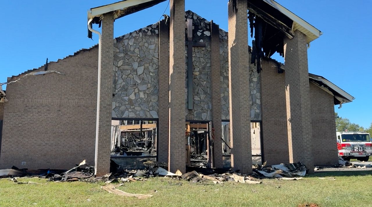 ‘It was devastating': Beloved Shelby church burns down