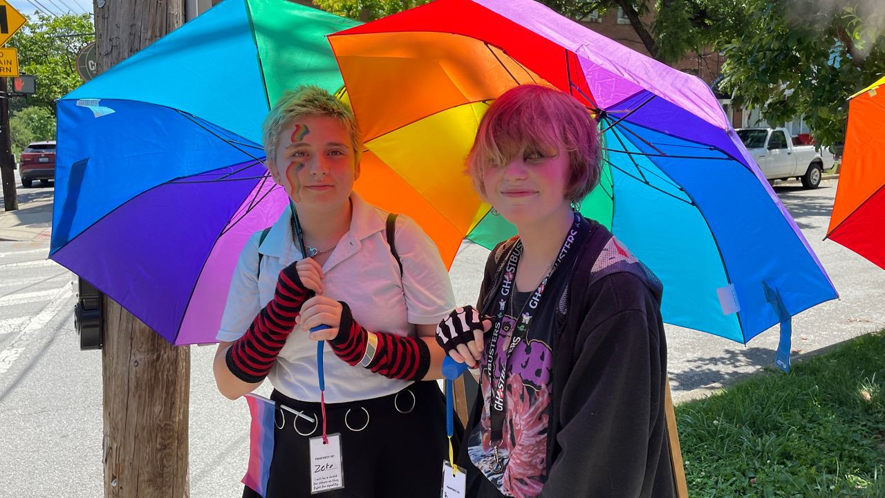 Pride Month Window Display: Carmichael's Bookstore