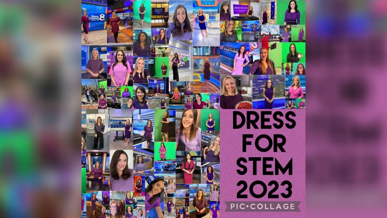 Wearing Purple for 8th Annual #DressForSTEM Event