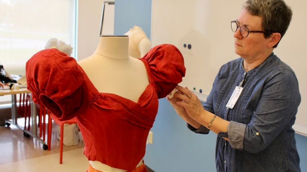 Judy Garland's iconic red dress, coat she wore in "Meet Me In St. Louis" are now display at Missouri History Museum in 1904 World's Fair exhibit. (Photo courtesy of the Missouri History Museum)