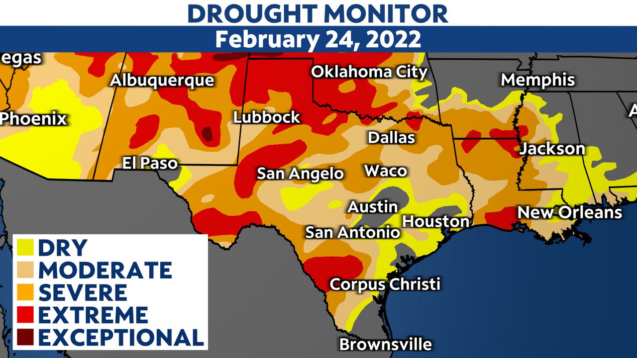 NOAA 2021-2022 Winter Outlook Hints At Warm, Dry Texas Winter