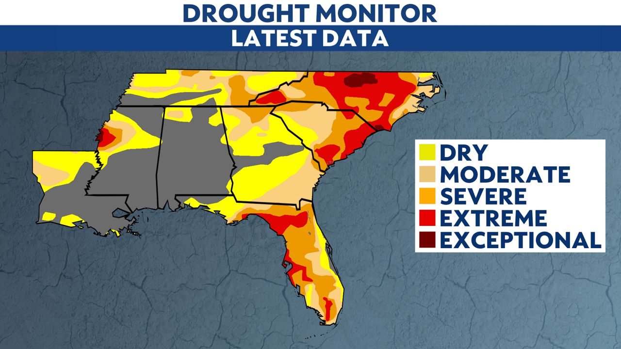 Drought remains across Southeast