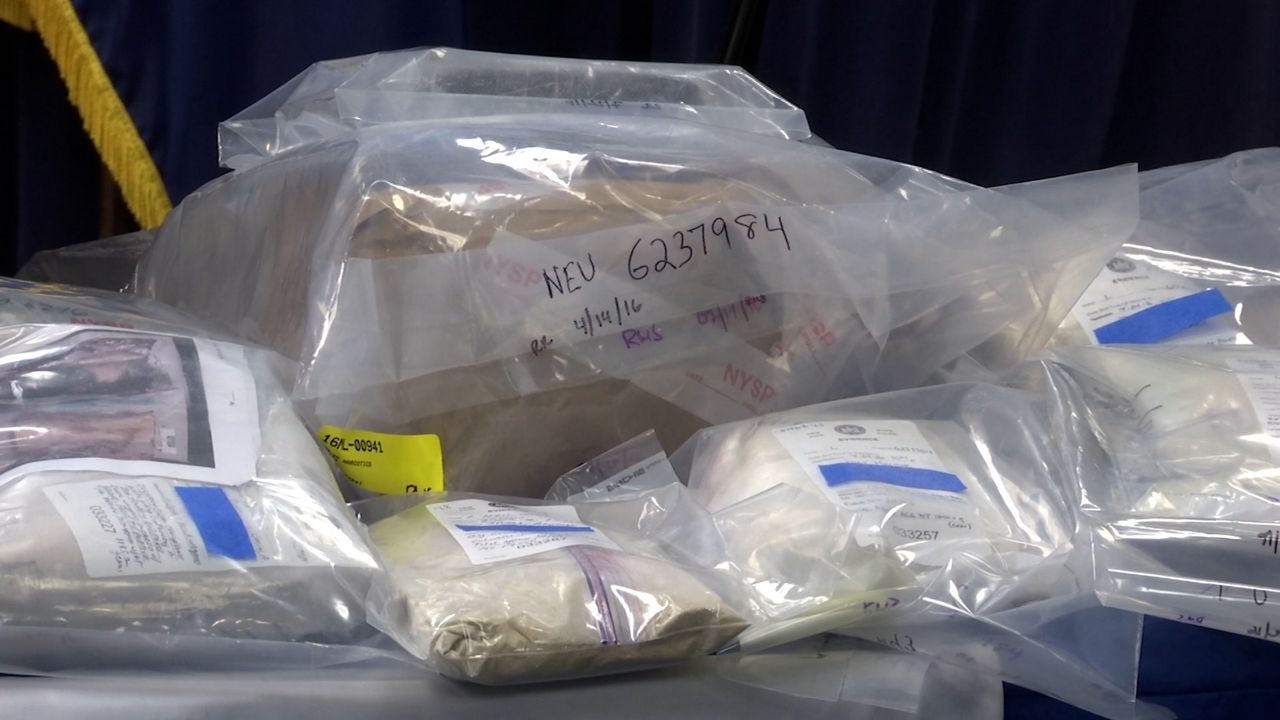Piles of drugs recovered 