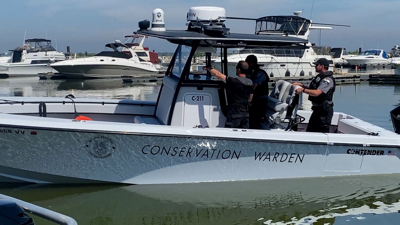 DNR Wardens on the water
