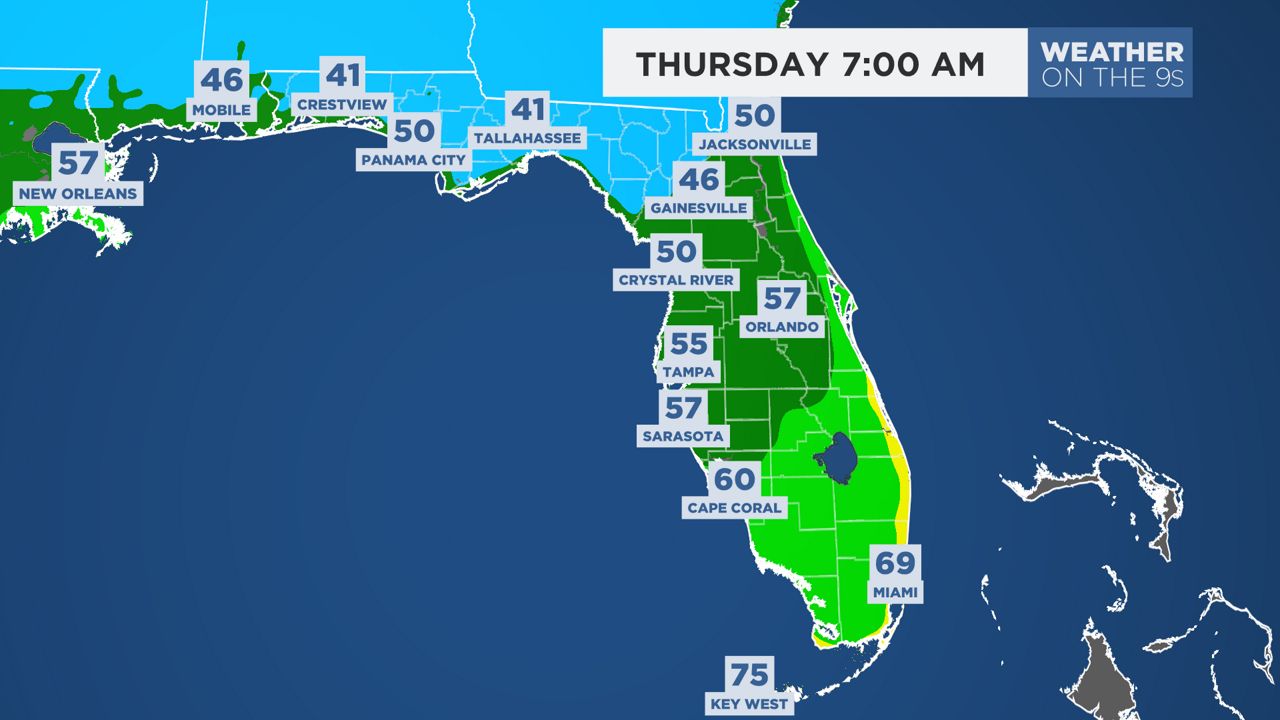 The coolest air since last spring arrives Wednesday night