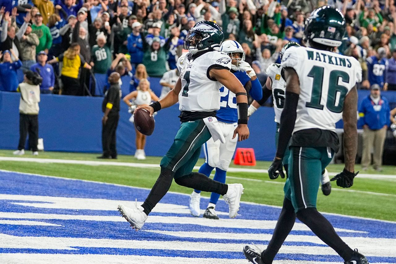 What channel is Indianapolis Colts game today vs. Eagles? (11/20