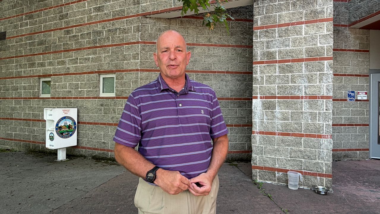 Augusta Community Services Director Earl Kingsbury says the bikes are popping up on city sidewalks, raising public safety concerns. (Spectrum News/Susan Cover)