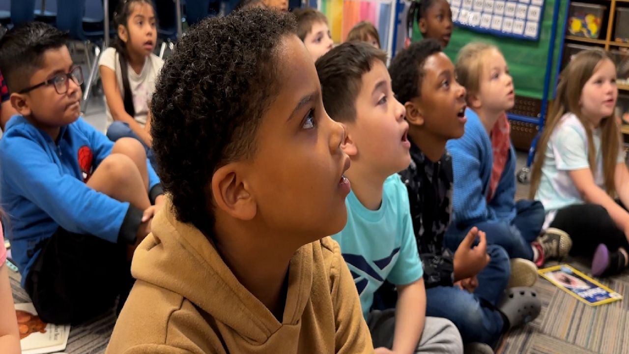 This group of elementary school students at East Franklin Elementary School created a 