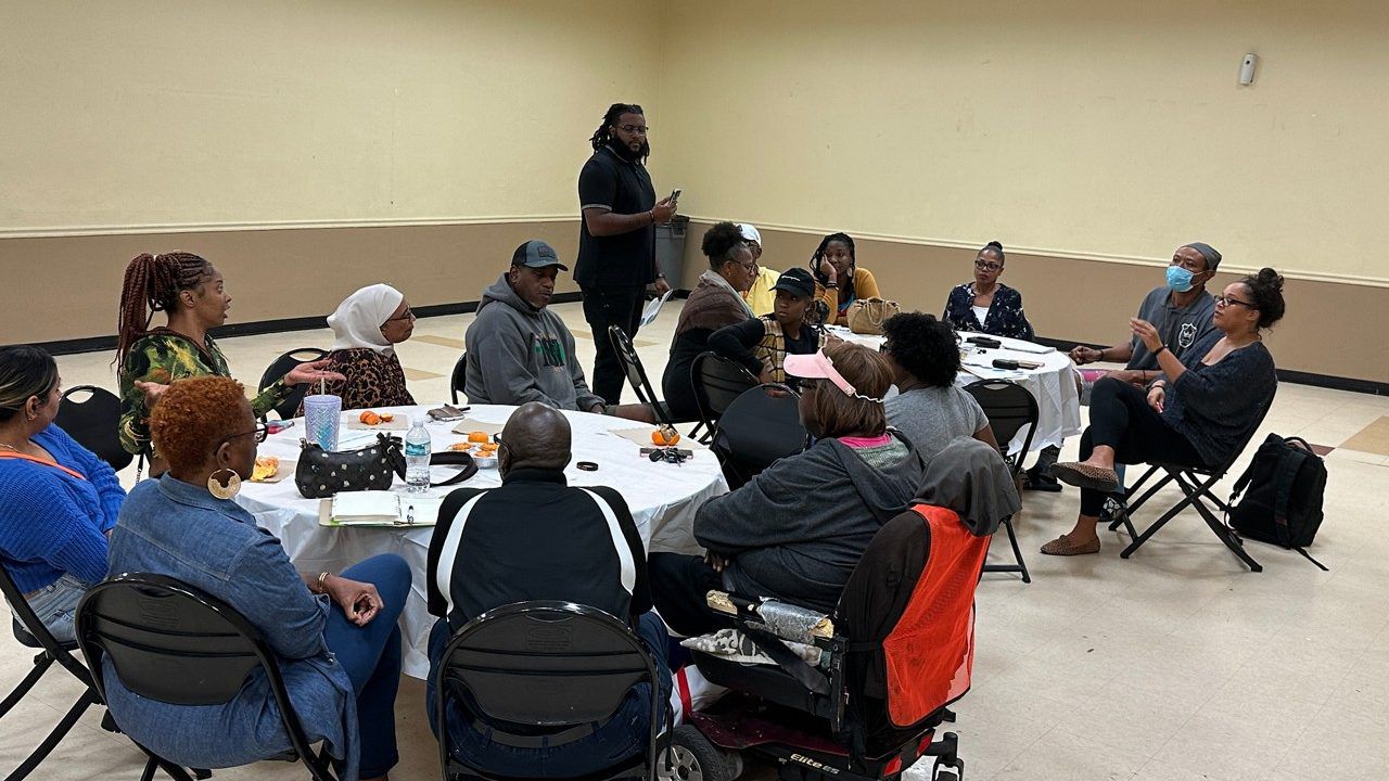Eatonville residents meet to discuss economic growth for the town. (Spectrum News 13/Destiny Wiggins)