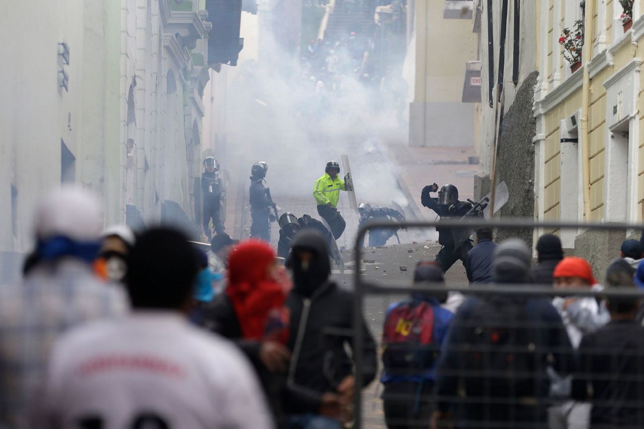Ecuador's president seeks negotiation; more protests planned
