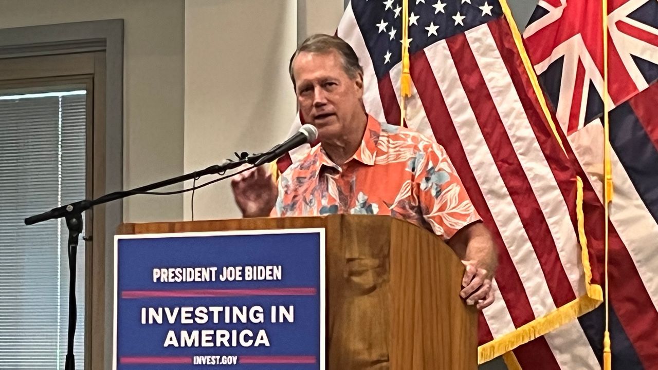 U.S. Rep. Ed Case, D-Hawaii, said unprecedented federal funding is going to address "generational issues" related to climate change. (Spectrum News/Michael Tsai)