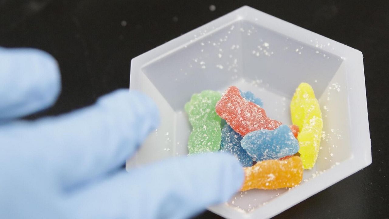 Items containing delta-8 THC can be made to look like treats, such as gummies, which can attract children. (Associated Press/Chris Carlson, file)