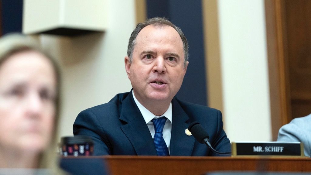 Rep. Adam Schiff, D-Calif., speaks during the House Judiciary Committee hearing, on Capitol Hill in Washington on June 21, 2023. (AP Photo/Jose Luis Magana)