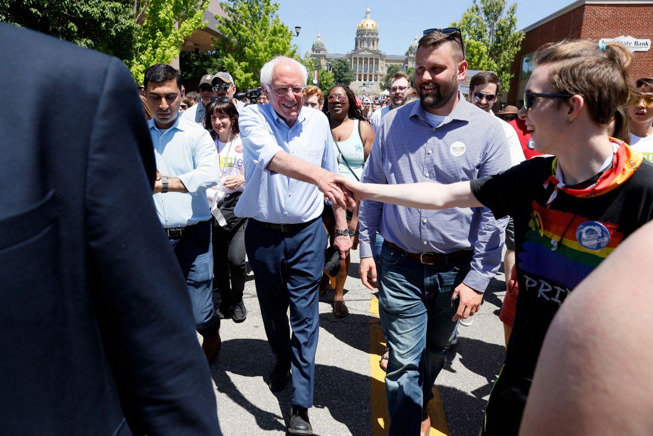 2020 Democratic candidates celebrate LGBTQ pride in Iowa
