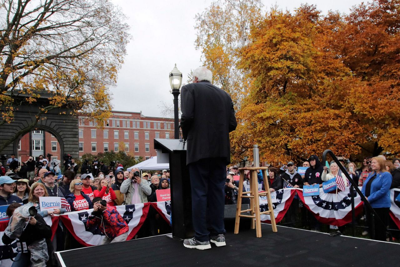 Sanders files for New Hampshire presidential primary