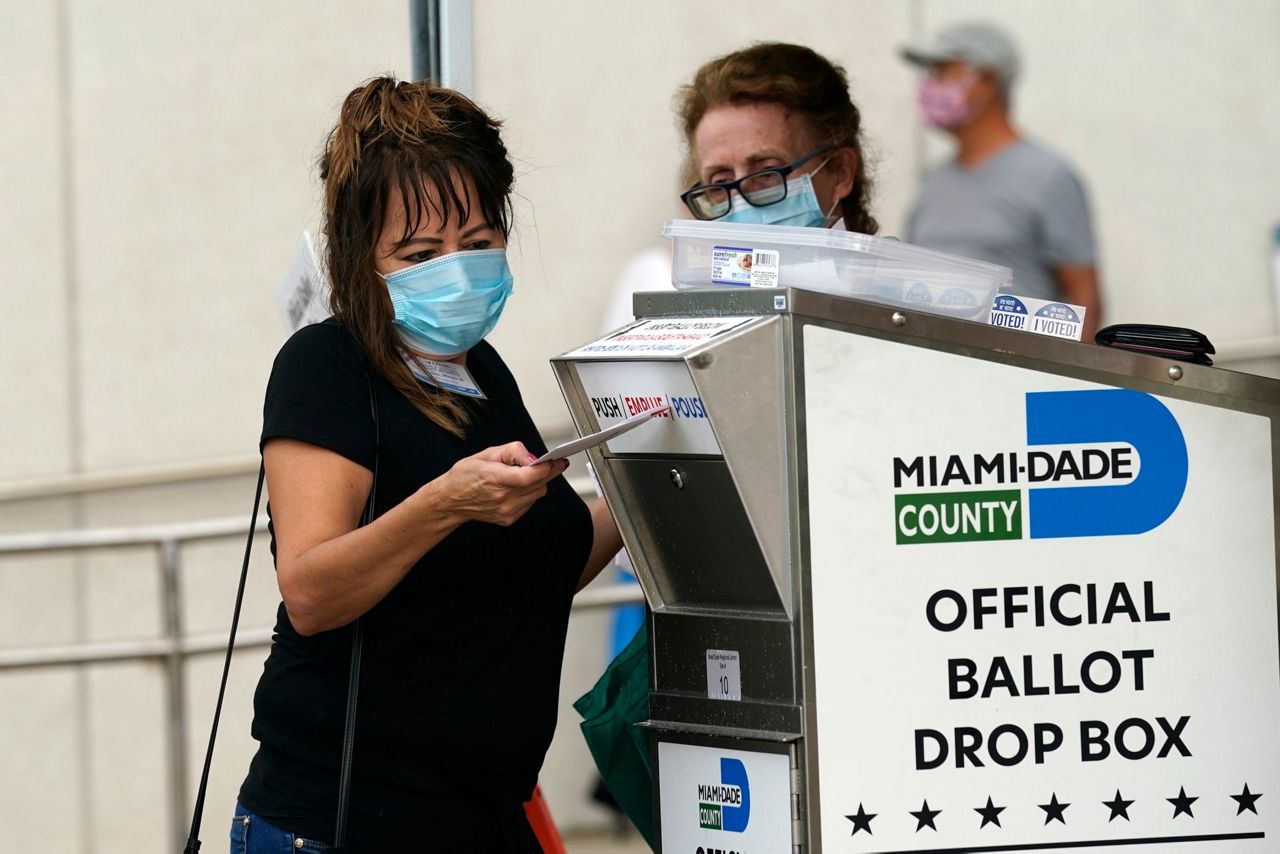 Early inperson voting begins in key swing state of Florida